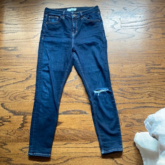 Topshop Moto Jamie jeans ink ripped - Picture 3 of 7